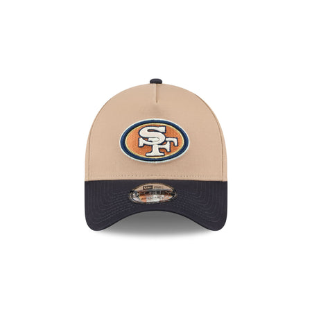 San Francisco 49ers Beige Khaki 9FORTY A-Frame Snapback Hat