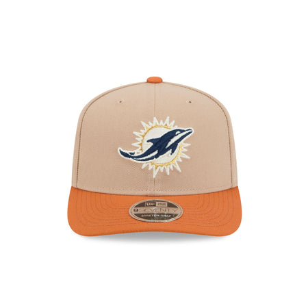 Miami Dolphins Sandy Rust 9SEVENTY Snapback Hat