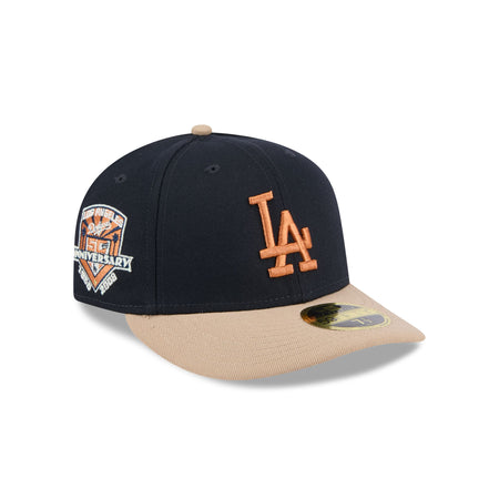 Los Angeles Dodgers Blue Ivory Low Profile 59FIFTY Fitted Hat