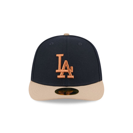 Los Angeles Dodgers Blue Ivory Low Profile 59FIFTY Fitted Hat