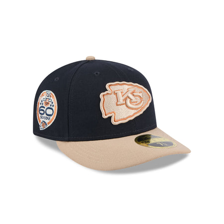 Kansas City Chiefs Blue Ivory Low Profile 59FIFTY Fitted Hat