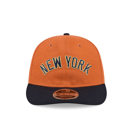 New York Yankees Gold Wood Retro Crown 9FIFTY Snapback Hat