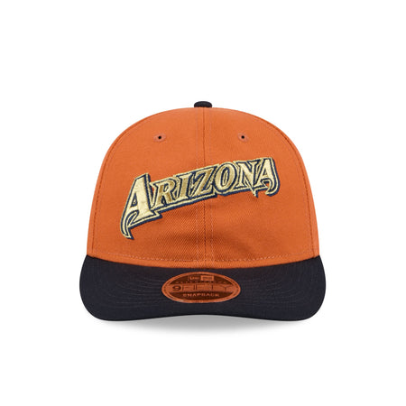 Arizona Diamondbacks Gold Wood Retro Crown 9FIFTY Snapback Hat