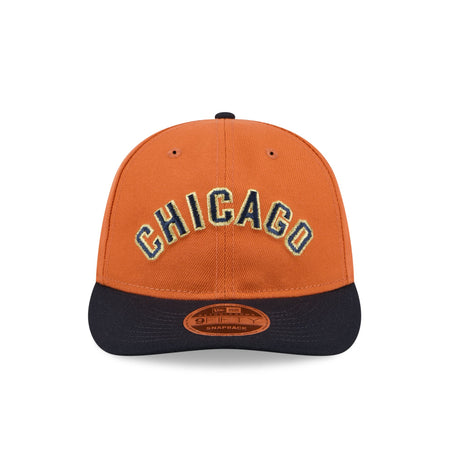 Chicago White Sox Gold Wood Retro Crown 9FIFTY Snapback Hat