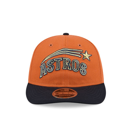 Houston Astros Gold Wood Retro Crown 9FIFTY Snapback Hat