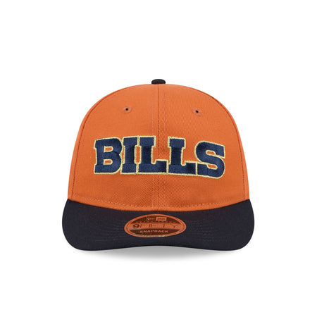 Buffalo Bills Gold Wood Retro Crown 9FIFTY Snapback Hat