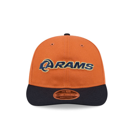 Los Angeles Rams Gold Wood Retro Crown 9FIFTY Snapback Hat