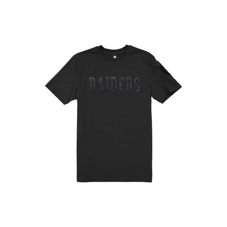 Las Vegas Raiders Black on Black Logo Select T-Shirt