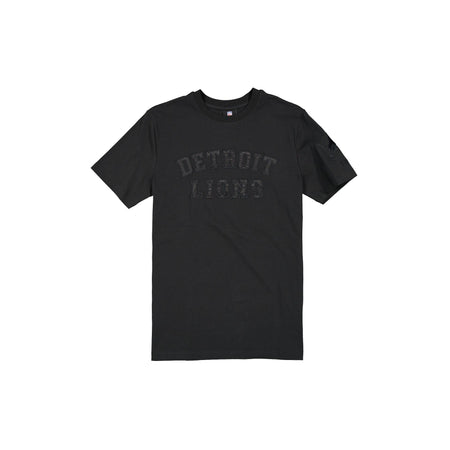 Detroit Lions Black on Black Logo Select T-Shirt