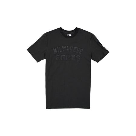 Milwaukee Bucks Black on Black Logo Select T-Shirt