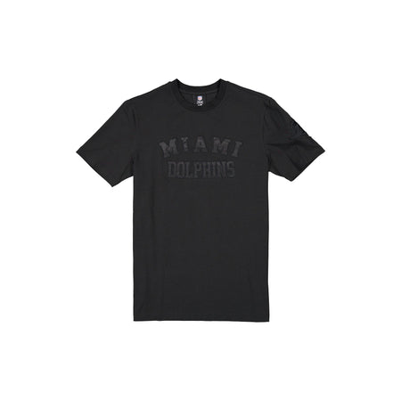 Miami Dolphins Black on Black Logo Select T-Shirt