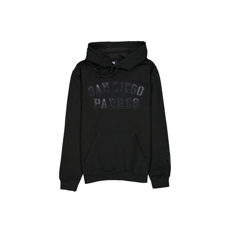 San Diego Padres Black on Black Logo Select Hoodie