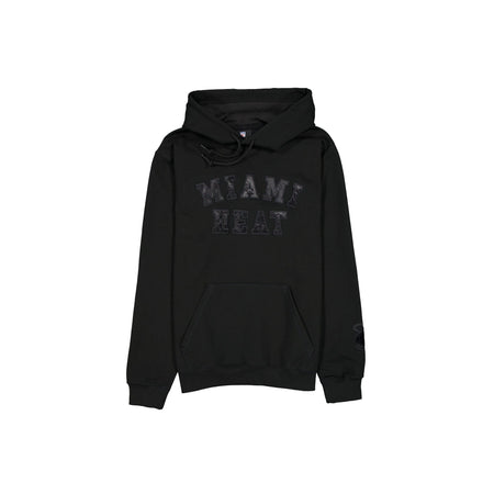 Miami Heat Black on Black Logo Select Hoodie