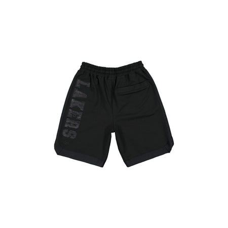 Los Angeles Lakers Black on Black Logo Select Shorts