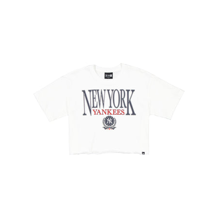 New York Yankees Throwback Prep Women's Cropped T-Shirt