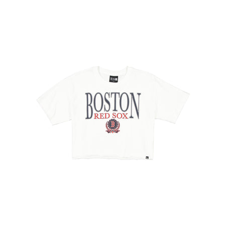 Boston Red Sox Throwback Prep Women's Cropped T-Shirt