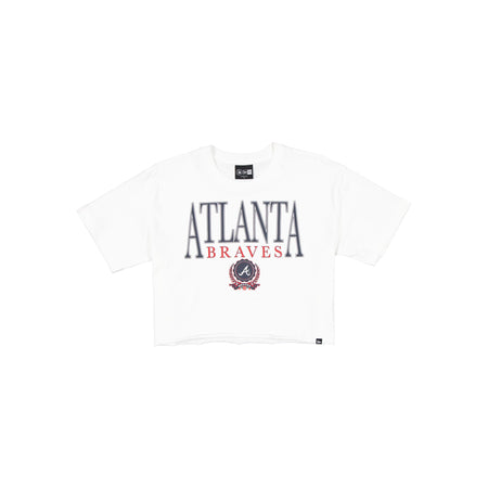 Atlanta Braves Throwback Prep Women's Cropped T-Shirt