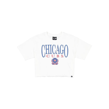 Chicago Cubs Throwback Prep Women's Cropped T-Shirt