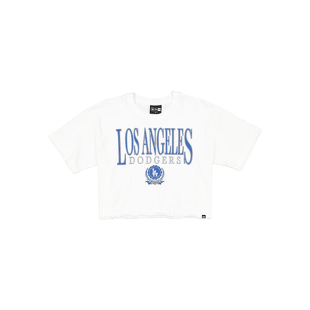 Los Angeles Dodgers Throwback Prep Women's Cropped T-Shirt