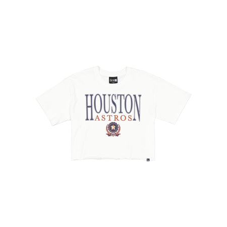 Houston Astros Throwback Prep Women's Cropped T-Shirt