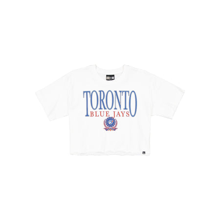 Toronto Blue Jays Throwback Prep Women's Cropped T-Shirt