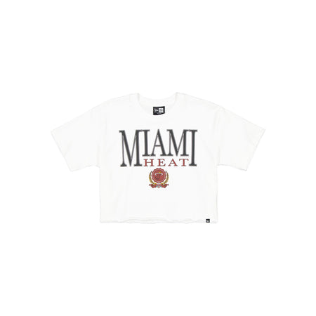 Miami Heat Throwback Prep Women's Cropped T-Shirt