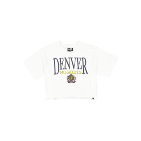 Denver Nuggets Throwback Prep Women's Cropped T-Shirt