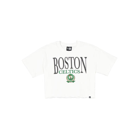 Boston Celtics Throwback Prep Women's Cropped T-Shirt