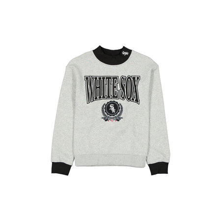 Chicago White Sox Throwback Prep Women's Mockneck Sweatshirt