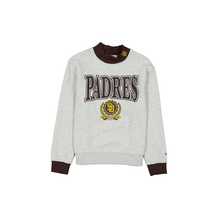 San Diego Padres Throwback Prep Women's Mockneck Sweatshirt