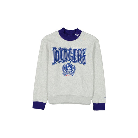 Los Angeles Dodgers Throwback Prep Women's Mockneck Sweatshirt