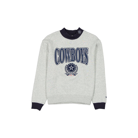 Dallas Cowboys Throwback Prep Women's Mockneck Sweatshirt