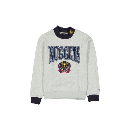 Denver Nuggets Throwback Prep Women's Mockneck Sweatshirt