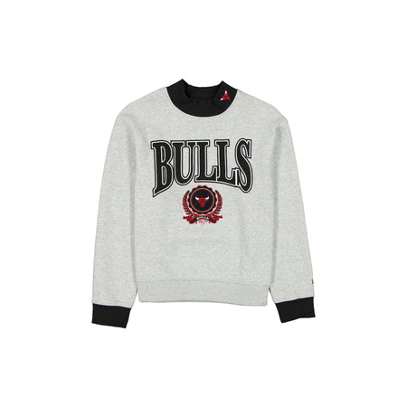 Chicago Bulls Throwback Prep Women's Mockneck Sweatshirt