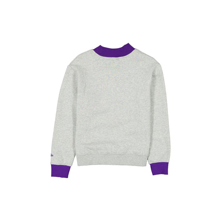 Los Angeles Lakers Throwback Prep Women's Mockneck Sweatshirt