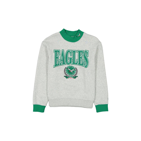 Philadelphia Eagles Throwback Prep Women's Mockneck Sweatshirt