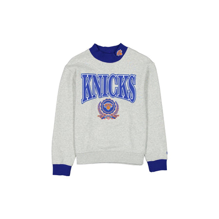 New York Knicks Throwback Prep Women's Mockneck Sweatshirt