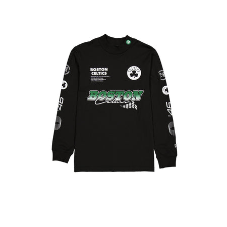 Boston Celtics Modern Speed Black Long Sleeve T-Shirt