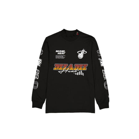 Miami Heat Modern Speed Black Long Sleeve T-Shirt