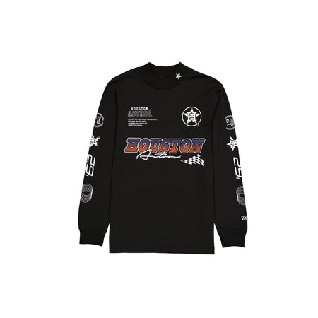 Houston Astros Modern Speed Black Long Sleeve T-Shirt