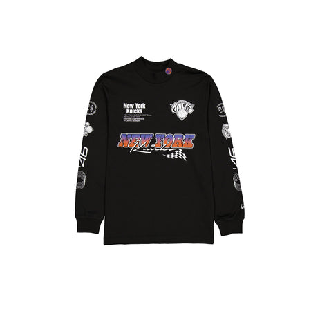 New York Knicks Modern Speed Black Long Sleeve T-Shirt