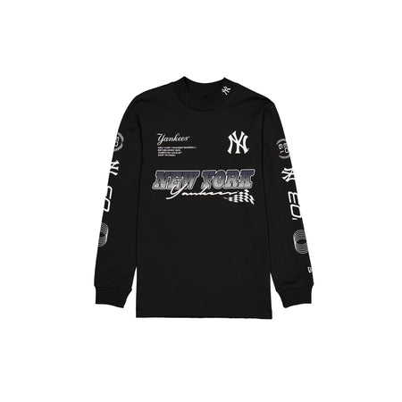 New York Yankees Modern Speed Black Long Sleeve T-Shirt