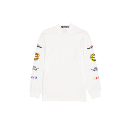 NASCAR Modern Speed White Long Sleeve T-Shirt