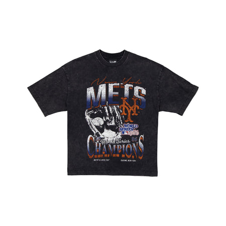 New York Mets 1986 World Series Champions Sport Classics Black T-Shirt