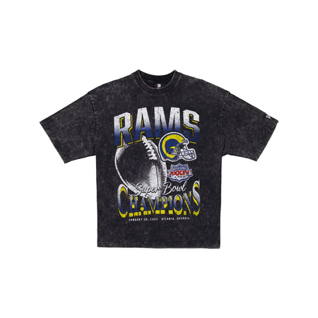 Los Angeles Rams Super Bowl XXXIV Champions Sport Classics Black T-Shirt