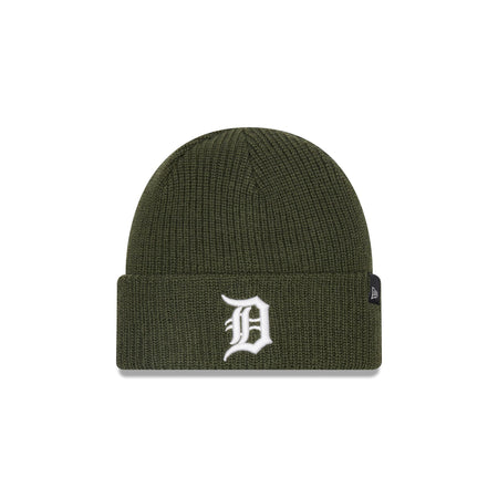 Detroit Tigers Green Merino Wool Knit Beanie