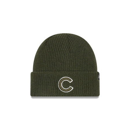 Chicago Cubs Green Merino Wool Knit Beanie