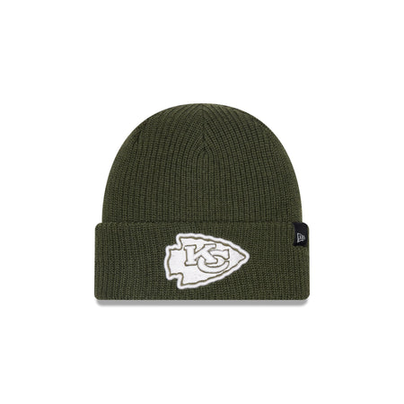 Kansas City Chiefs Green Merino Wool Knit Beanie