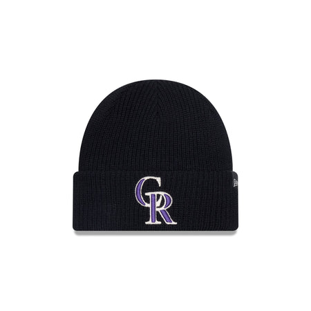 Colorado Rockies Merino Wool Knit Beanie