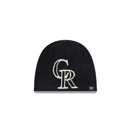 Colorado Rockies Team Mega Logo Knit Beanie